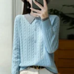 ⁦بلوفر شتوي صوف⁩ - الصورة ⁦2⁩