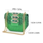 ⁦طقم سوارية مرصع بأحجار الزينة⁩ - الصورة ⁦2⁩