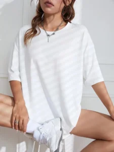 ⁦تي شيرت قطني بأكمام قصيرة⁩ - الصورة ⁦2⁩