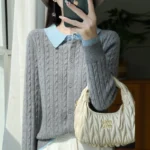 ⁦بلوفر شتوي صوف⁩ - الصورة ⁦6⁩