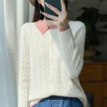 ⁦بلوفر شتوي صوف⁩ - الصورة ⁦5⁩