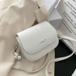 العصرية السرج حقيبة كتف المرأة بولي Leather حقيبة جلدية كروسبودي بسيطة بلون رفرف حقيبة ساعي حقائب اليد الموضة الحقيبة